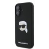Karl Lagerfeld KLHMP16SSKHPPLK iPhone 16 6.1 czarny/black hardcase Silicone Karl Head Print MagSafe